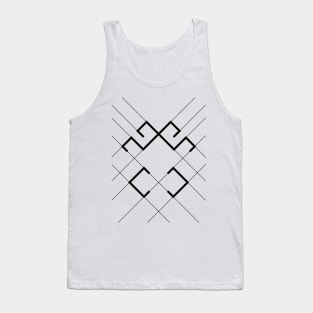 Baltic Rune Design Lines Tank Top